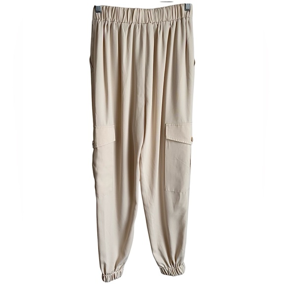 Mustard Seed Eugina High Rise Cargo Fashion Jogger Pants Size Small NWT - Picture 2 of 9